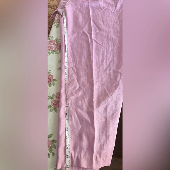 VINTAGE Rare St. Germain Retro 80s Swishy Pink & White Tracksuit Set Size Medium - Picture 11 of 12